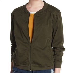 Olive Green Bomber Jacket